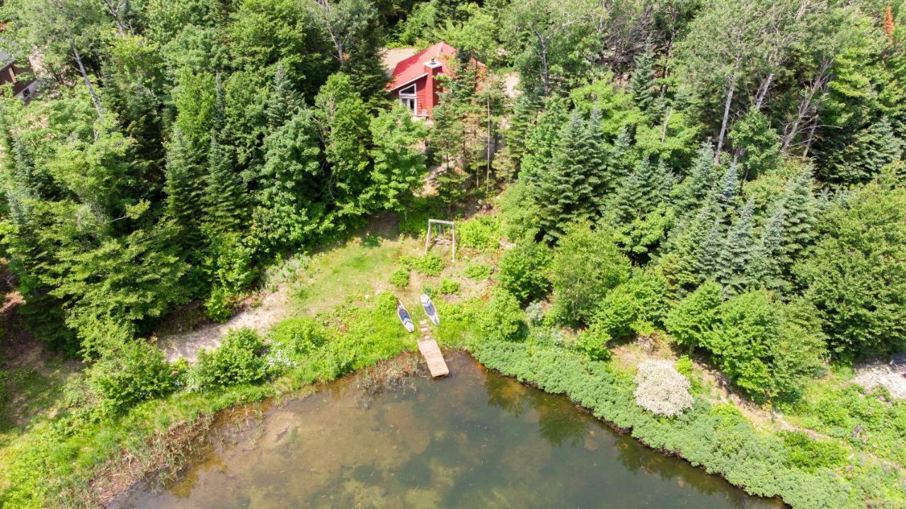 Les Chalets Tourisma - Chalet Dans Les Bois Avec Lac Prive - Le Colibri Saint-Raymond Εξωτερικό φωτογραφία